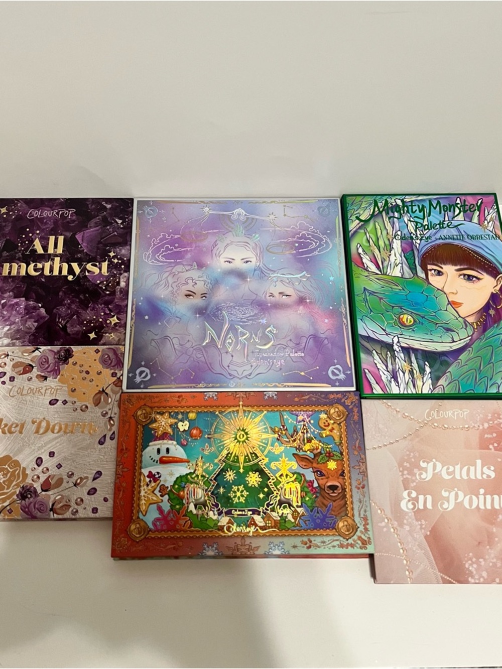 ColourPop Eyeshadow & Odens Eye NEW Palette Lot - Assorted Multicolor Palettes